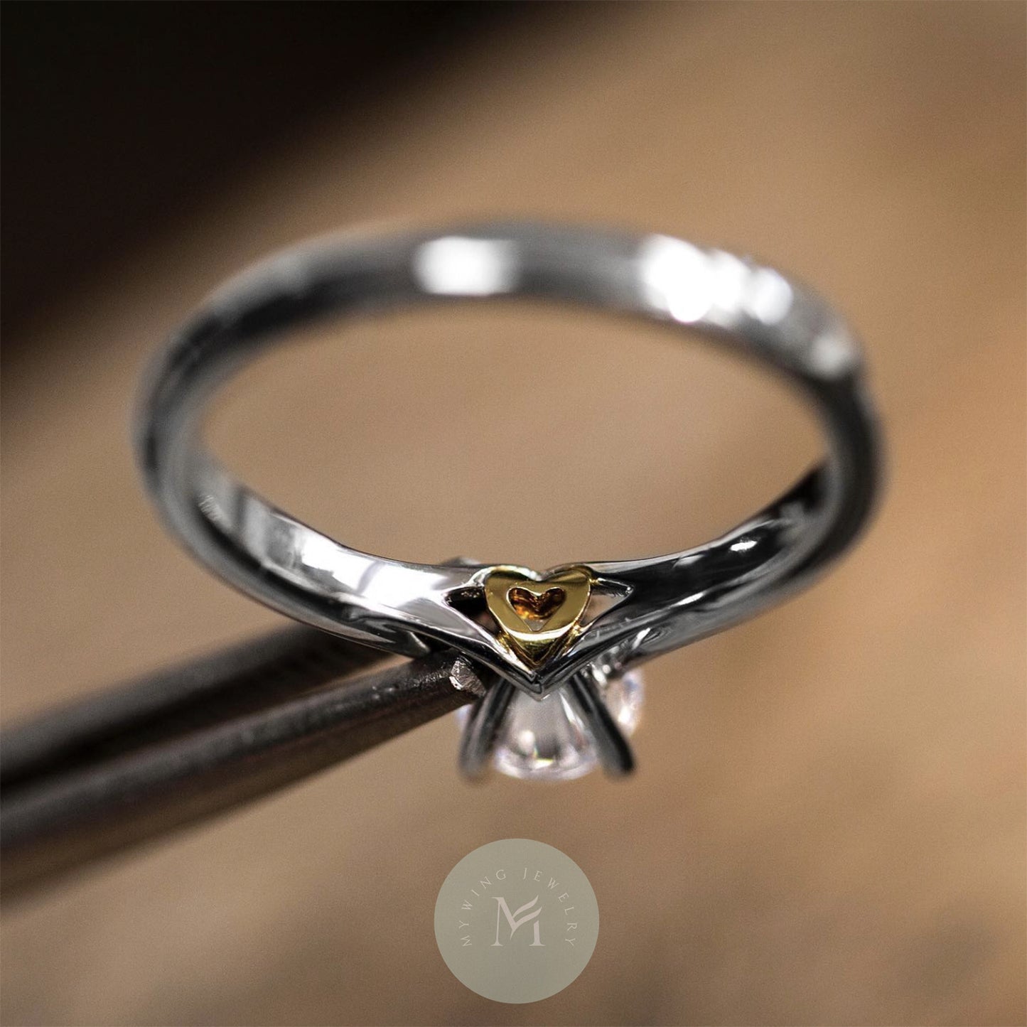 3ct Cushion Moissanite Engagement Ring