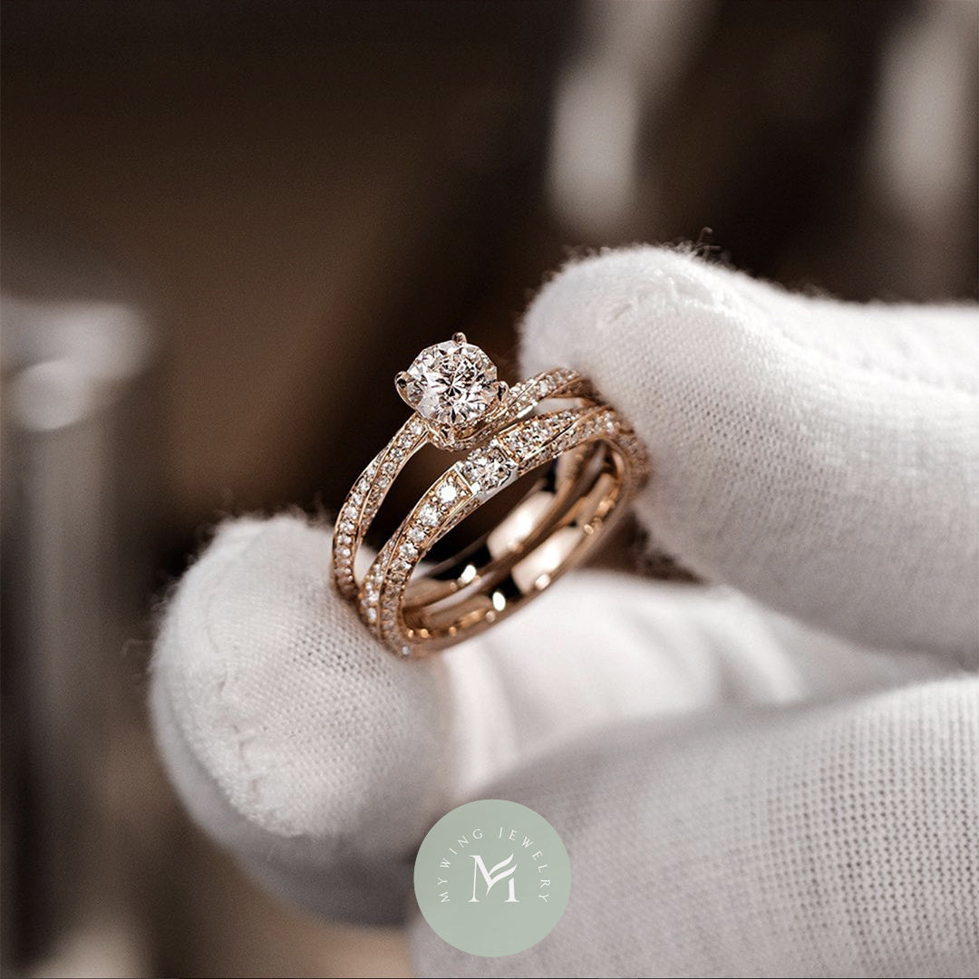 3ct Oval Moissanite Engagement Ring