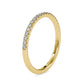 Half Eternity Band Moissanite Ring