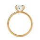 Pear Cut Moissanite Ring with 1 to 3 carats in 9k/10k/14k/18K White Gold, Yellow Gold or Rose Gold
