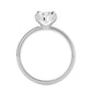 Pear Cut Moissanite Ring with 1 to 3 carats in 9k/10k/14k/18K White Gold, Yellow Gold or Rose Gold