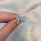 5.5ct Round  Moissanite Engagement Ring