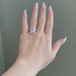 5ct Radiant Moissanite Engagement Ring