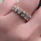 10ct Emerald  Moissanite Tennis Ring