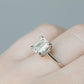 Moissanite Ring with 1 to 3 carats in 9k/10k/14k/18K White Gold, Yellow Gold or Rose Gold