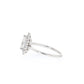 Pear Cut Moissanite Ring with 1 to 3 carats in 9k/10k/14k/18K White Gold, Yellow Gold or Rose Gold