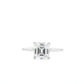 Moissanite Ring with 1 to 3 carats in 9k/10k/14k/18K White Gold, Yellow Gold or Rose Gold