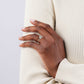 Round Cut Moissanite 4 Prong Petite Comfort Fit Ring with 1 to 3 carats in 9k/10k/14k/18K White Gold, Yellow Gold or Rose Gold