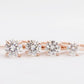 Round Cut Moissanite 4 Prong Petite Comfort Fit Ring with 1 to 3 carats in 9k/10k/14k/18K White Gold, Yellow Gold or Rose Gold