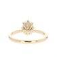 Oval Cut Moissanite Ring with 1 to 3 carats in 9k/10k/14k/18K White Gold, Yellow Gold or Rose Gold