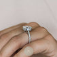 3ct Cushion Moissanite Engagement Ring