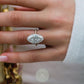 12ct Marquise  Moissanite Engagement Ring