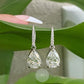 6ct Pear Moissanite Earrings
