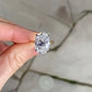 8ct Oval  Moissanite Engagement Ring