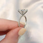 5.5ct Round  Moissanite Engagement Ring