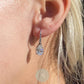 6ct Pear Moissanite Earrings