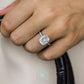 3ct Cushion Moissanite Engagement Ring