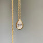 0.5ct Pear Moissanite Necklace