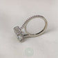 3ct Cushion Moissanite Engagement Ring