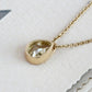 0.5ct Pear Moissanite Necklace