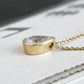 0.5ct Pear Moissanite Necklace