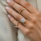 6ct Oval  Moissanite Engagement Ring