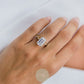 5ct Emerald Moissanite Engagement Ring