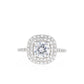 Round Cut Moissanite Ice Out  Ring with 1 to 3 carats in 9k/10k/14k/18K White Gold, Yellow Gold or Rose Gold