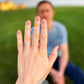2ct Oval Moissanite Engagement Ring