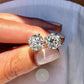 1.5ct*2 Round Moissanite Engagement Earrings