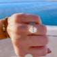 2ct Oval Moissanite Engagement Ring