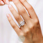 5ct Radiant Moissanite Engagement Ring