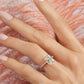 5ct Radiant Moissanite Engagement Ring