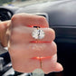 2ct Oval Moissanite Engagement Ring