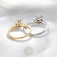3ct Cushion Moissanite Engagement Ring
