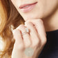 2ct Pear Moissanite Engagement Ring