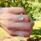 2ct Oval Moissanite Engagement Ring
