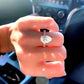 2ct Pear Moissanite Engagement Ring