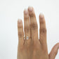 Solidaire Emeralds Cut Moissanite Ring
