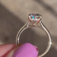 4ct Pear  Moissanite Engagement Ring